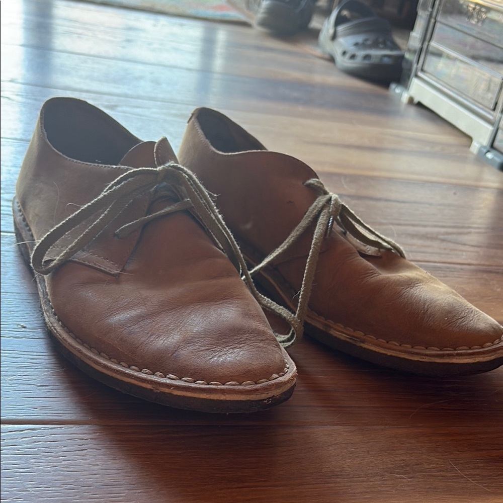 SeaVees Brown Leather Loafers Slip-Ons
